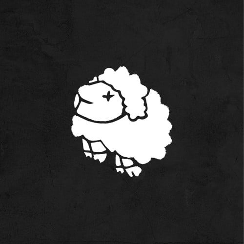 mr suicide sheep black and white logo siachen studios