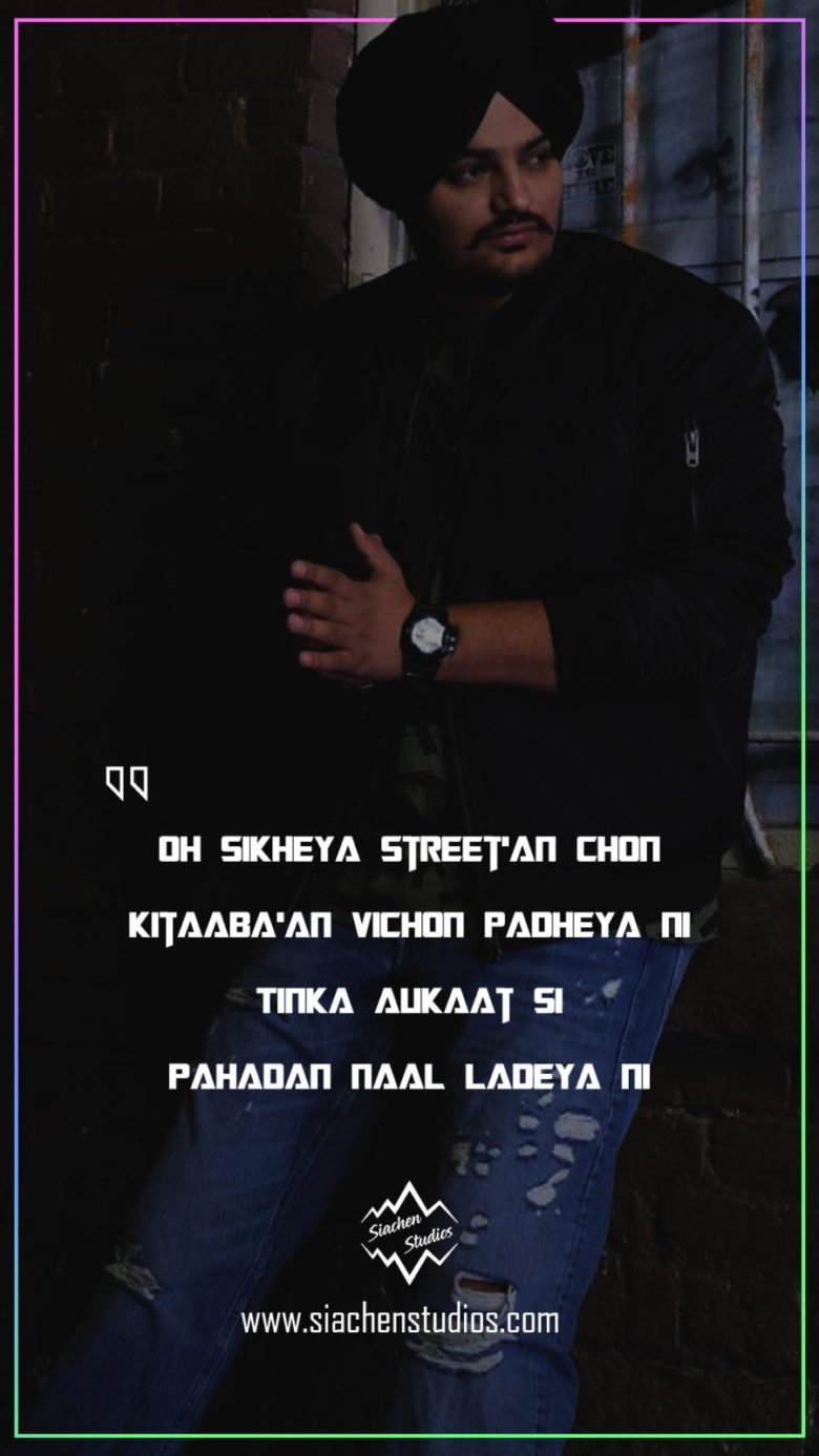 Sidhu Moose Wala's Motivation Quotes | Wallpapers [Free Download