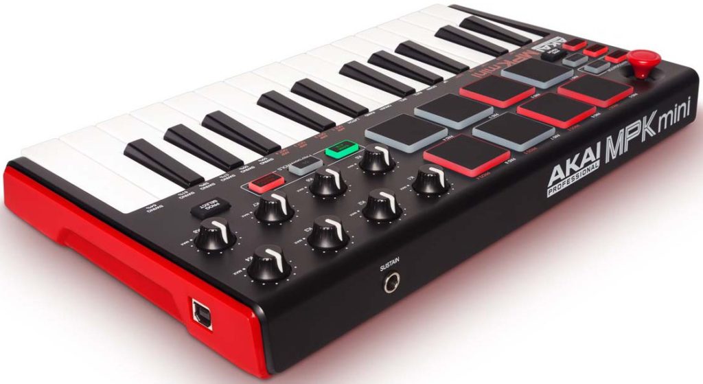 Akai MPK Mini MK2 midi keyboard