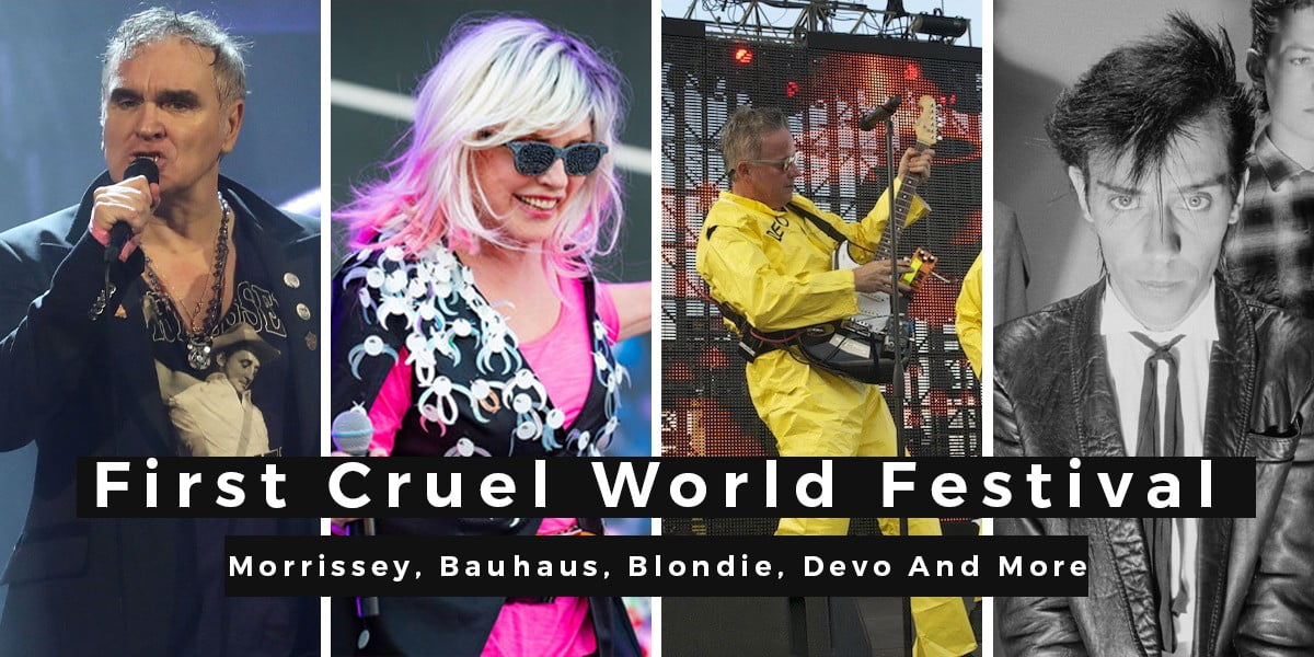 Morrissey, Bauhaus, Blondie, Devo And More Are Headliners First Cruel World Festival