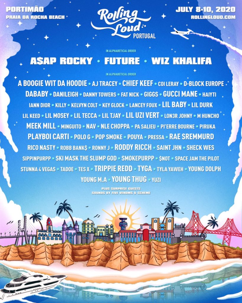 Rolling Loud Festival Reveals Full 2020 Lineup With Main Headliners ASAP ROCKY, FUTURE And WIZ KHALIFA