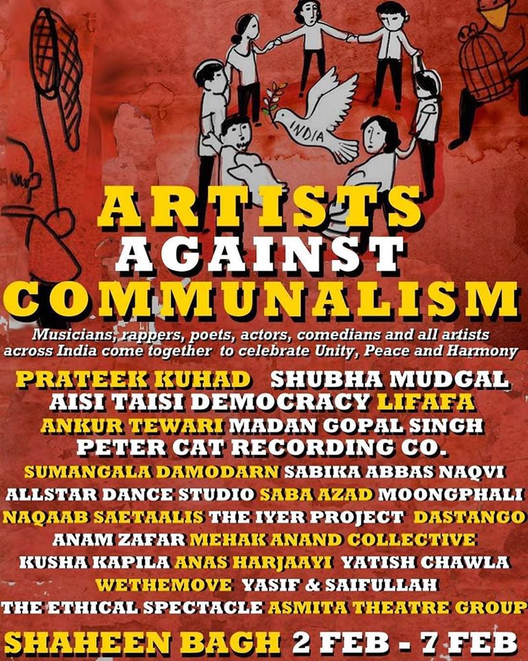 shaheen bagh artist against communalism siachen studios
