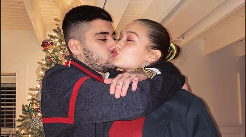 Gigi Hadid Shares A Kissing Photo With Boyfriend Zayn Malik