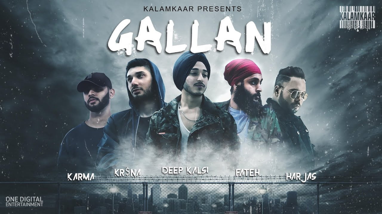 Deep Kalsi Drops Biggest Collaboration Track 'GALLAN' Ft. Fateh, KR$NA, Harjas, Karma