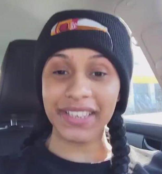 Cardi B Without Makeup