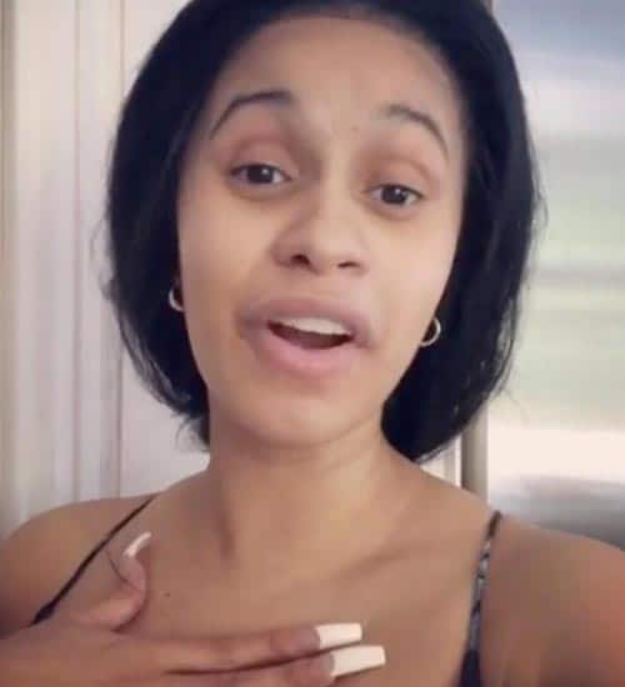 Cardi B Without Makeup