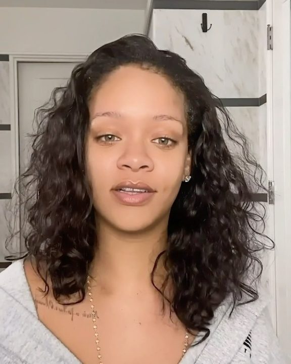 rihanna no makeup