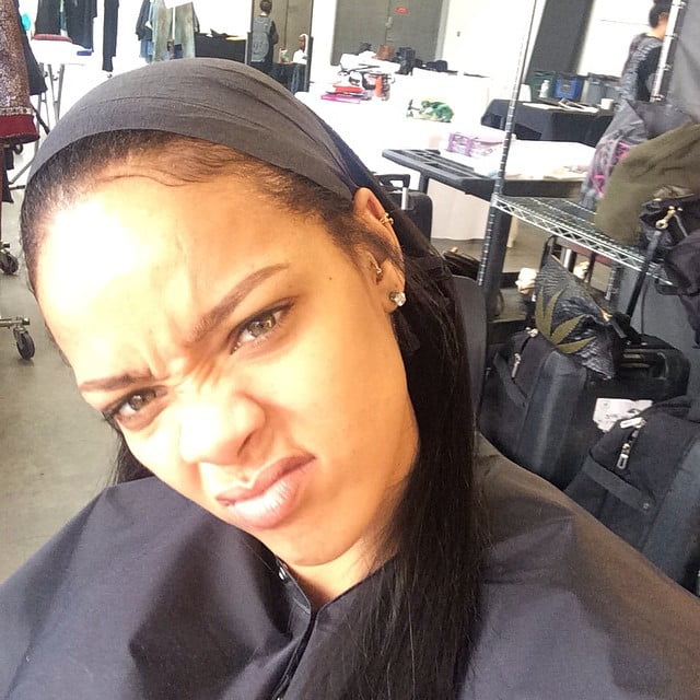 rihanna no makeup