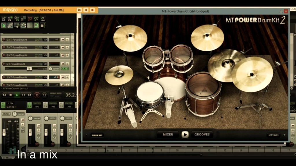 mt power drumkit 2 multi output studio one