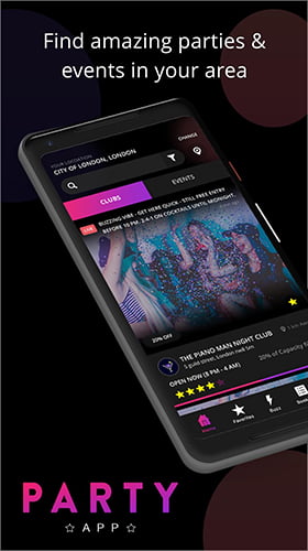mobile app for Party
