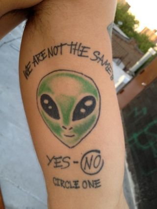 Riff-Raff's Alien Tattoo