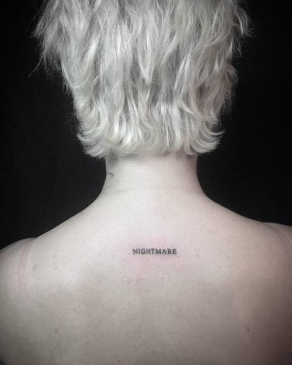 Halsey Has Multiple Tattoos - musical tattoo styles