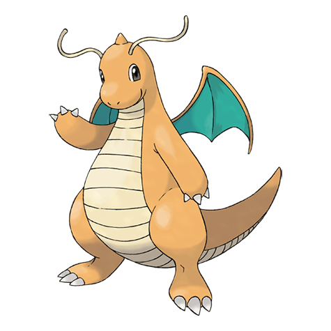 Dragonite Dragon Type Pokemon