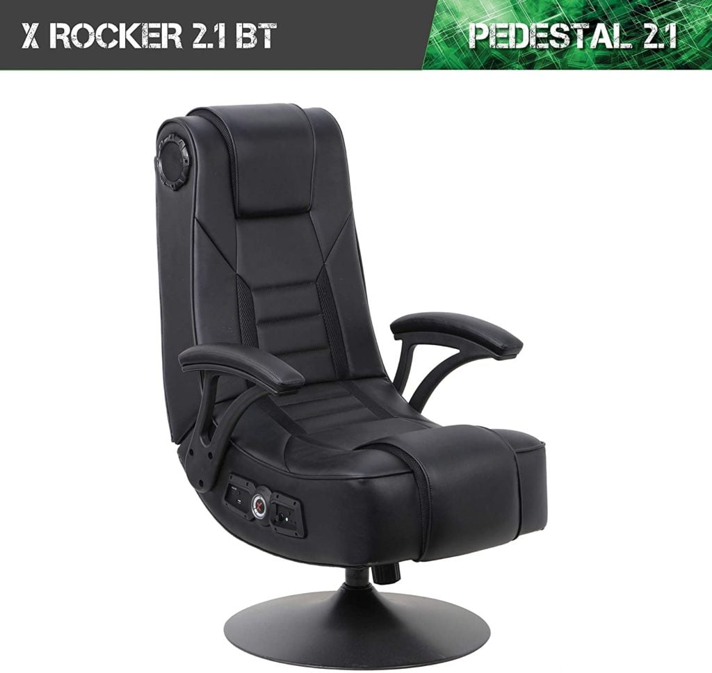 gaming chair with speakers X Rocker Mammoth Pedestal 2.1