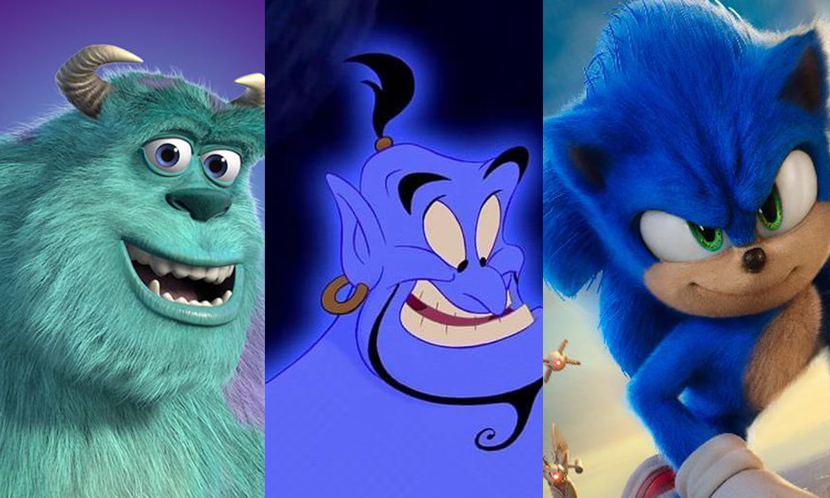 Blue Disney Characters