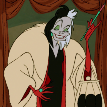 Cruella De Vil Cartoon Villains