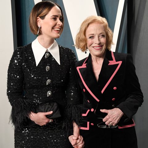 Sarah Paulson & Holland Taylor LGBTQ Celebrity Couples 