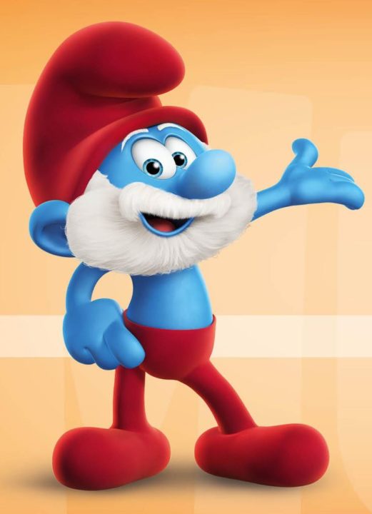 Papa Smurf Blue Disney Characters
