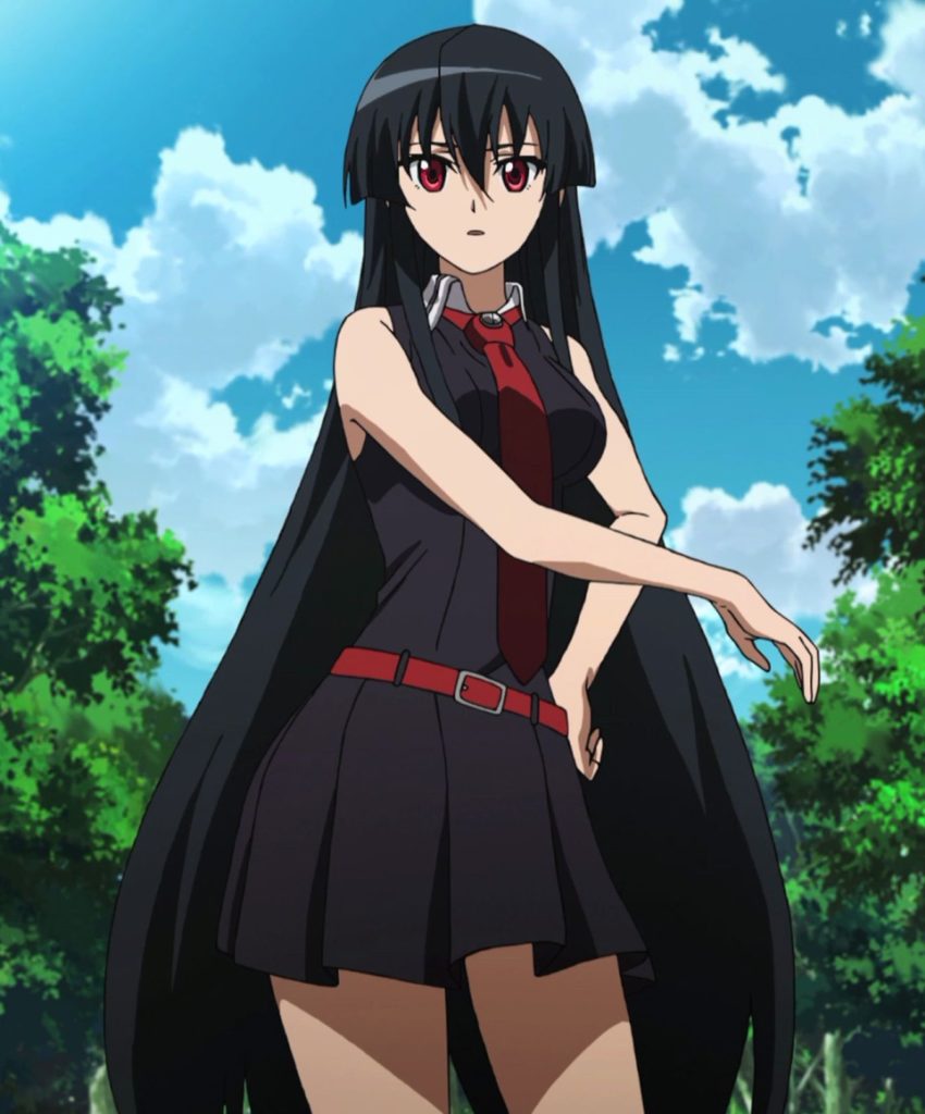Black hair anime girl: Akame