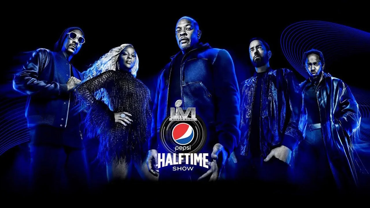 Watch Super Bowl 2022 Halftime Show With Kendrick Lamar, Eminem, Dr. Dre,  Snoop Dogg, & Mary J. Blige - Siachen Studios