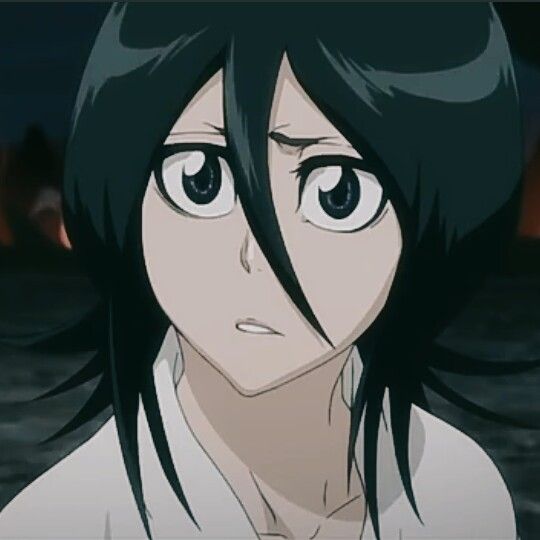 Black hair anime girl: Rukia Kuchiki