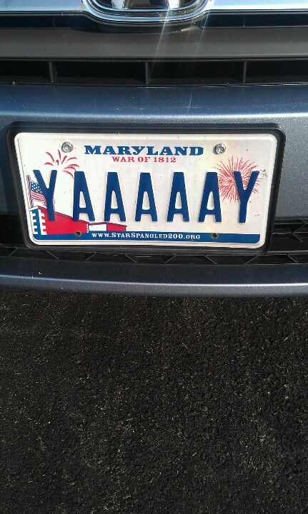 YAAAAY Funny License Plates