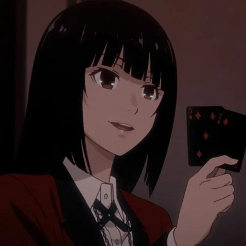 Anime Delight - Title: Kakegurui (Compulsive Gambler) Wow just finish  watching this anime! Is really worth watching to see such gambling skill.  This girl Jabami is insane! Hyakkaou Private Academy. An institution