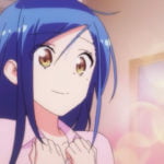 Anime characters with blue hair