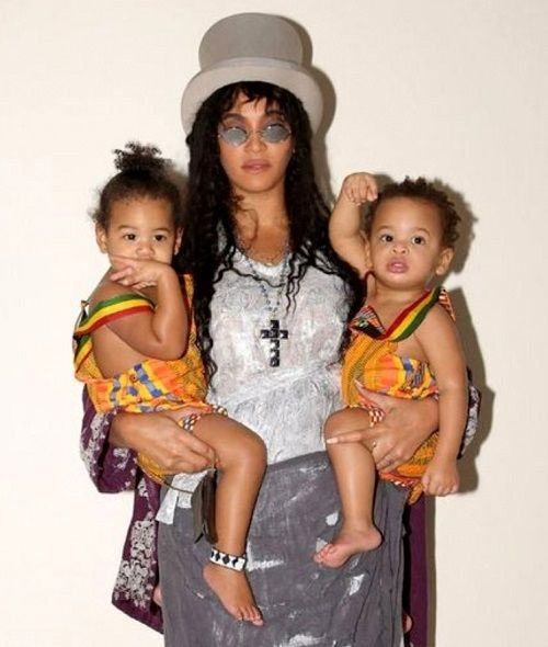 Sir and Rumi Carter Famous Celebrity Twins
