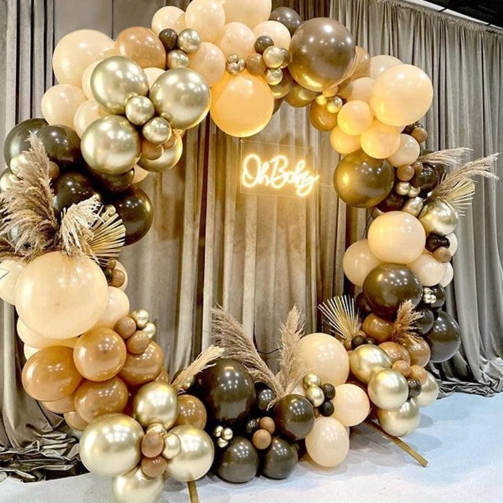 Golden birthday: decoration