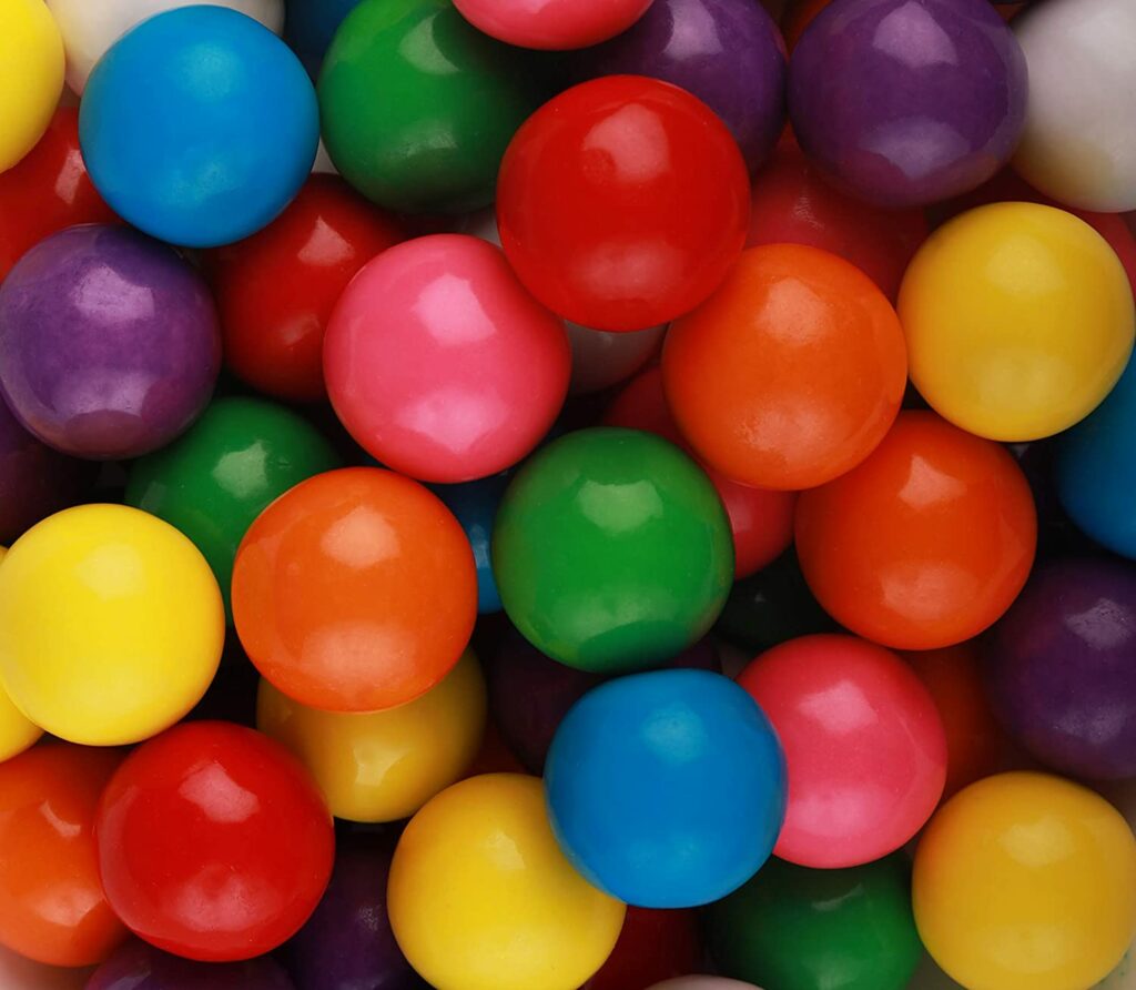 Jumbo gum balls