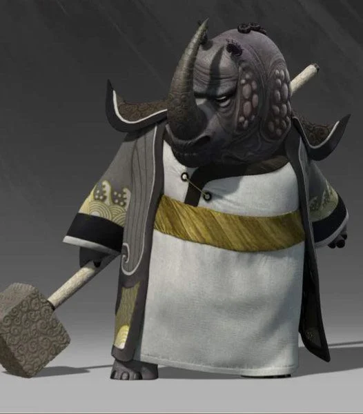 Master Thundering Rhino Kung Fu Panda Characters