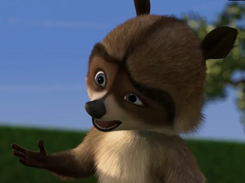 RJ - Over the Hedge dreamworks characters