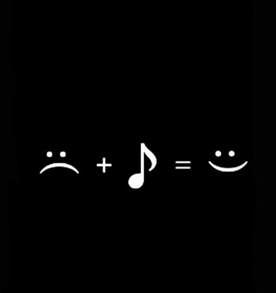 Sad Smile + Music = Happy Smile