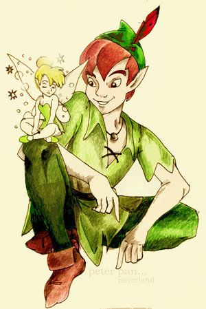 famous fictional characters: Peter pan