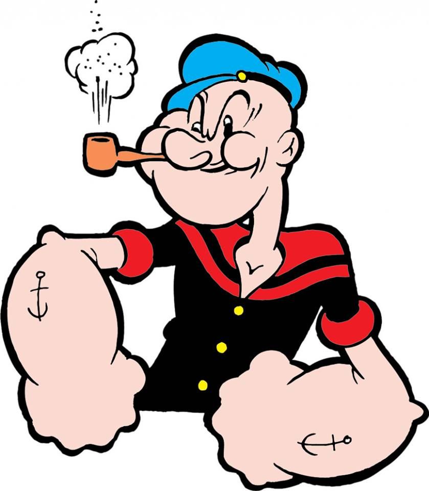 famous fictional characters: Popeye