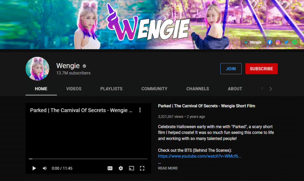 Wendie Ayche Best Female Youtubers