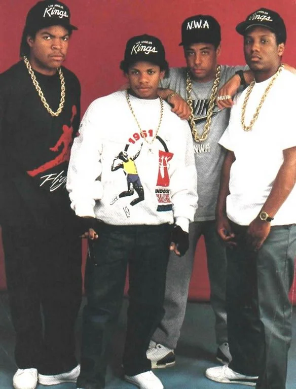 West coast rappers: N.W.A.