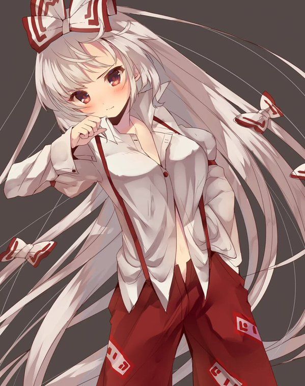 Touhou characters: Fujiwara no mokou