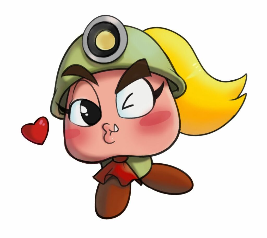Female Mario characters: Goombella