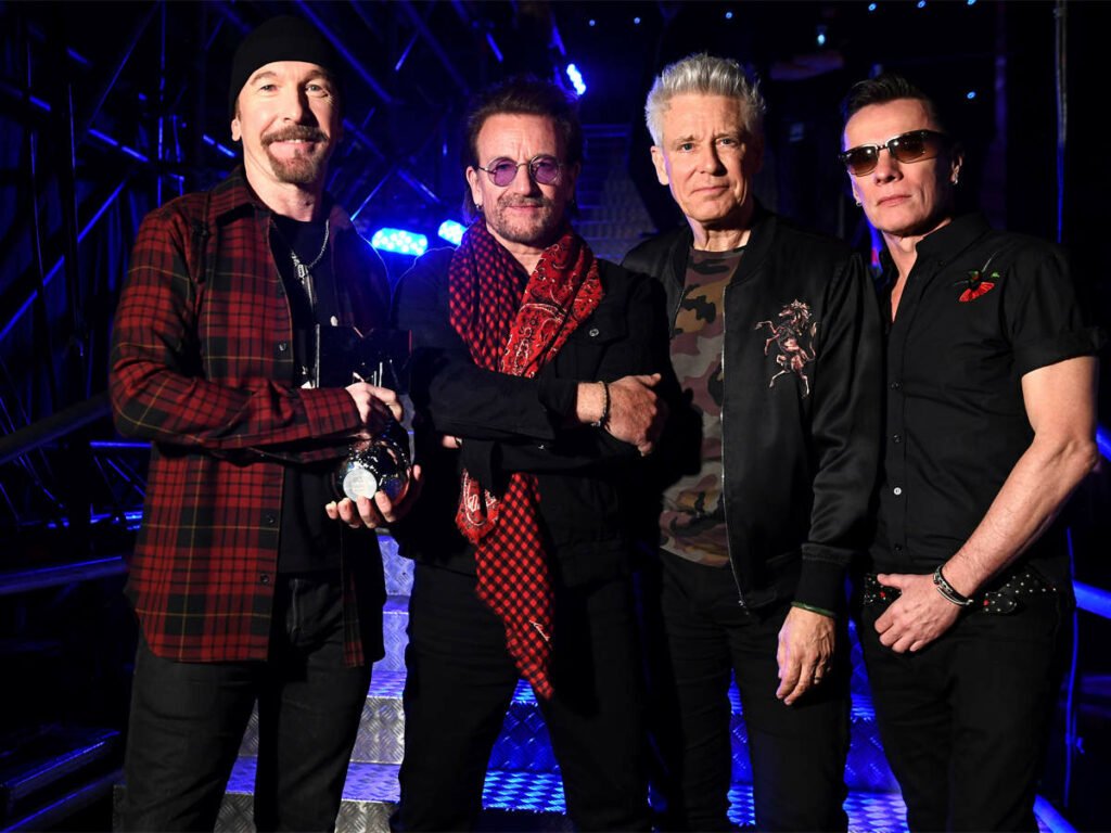 Pop rock bands: U2