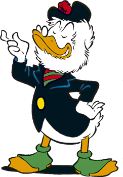 Cartoon Ducks: Flintheart Glomgold
