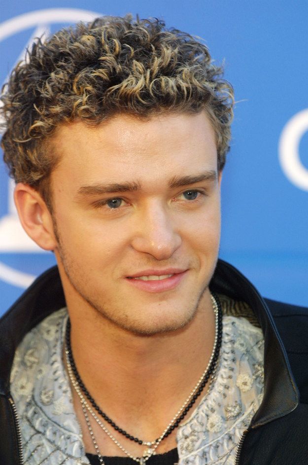 Curly frosted tips