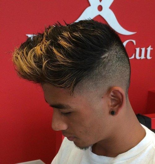 Undercut frosted tips
