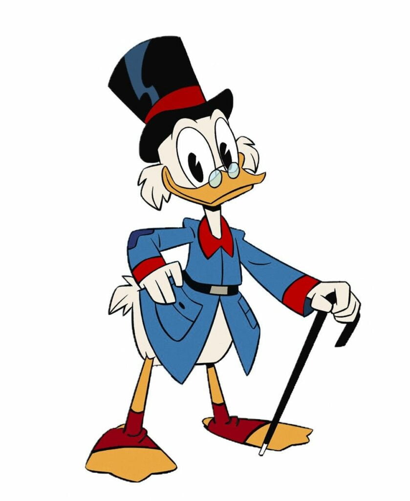 Cartoon Ducks: Scrooge McDuck