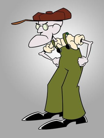 Bald cartoon characters: Eustace Bagge