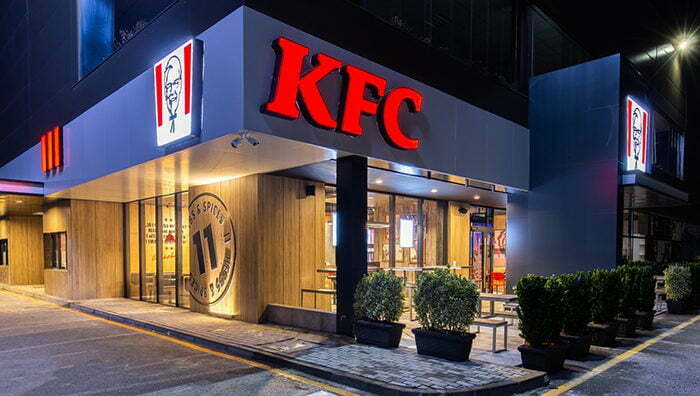 Fast food chains: KFC