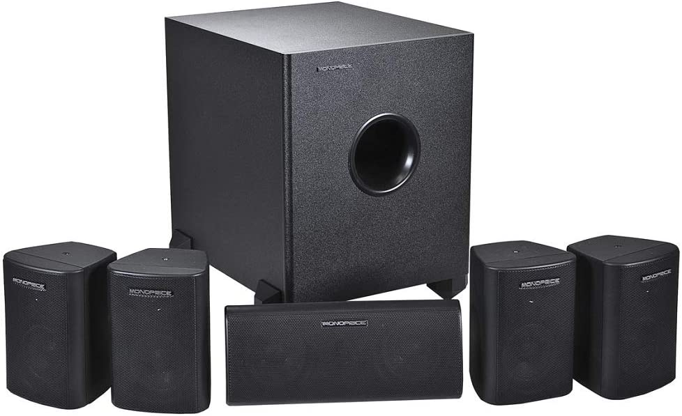 Multi-channel home theatre: Monoprice 5.1 Home Theatre