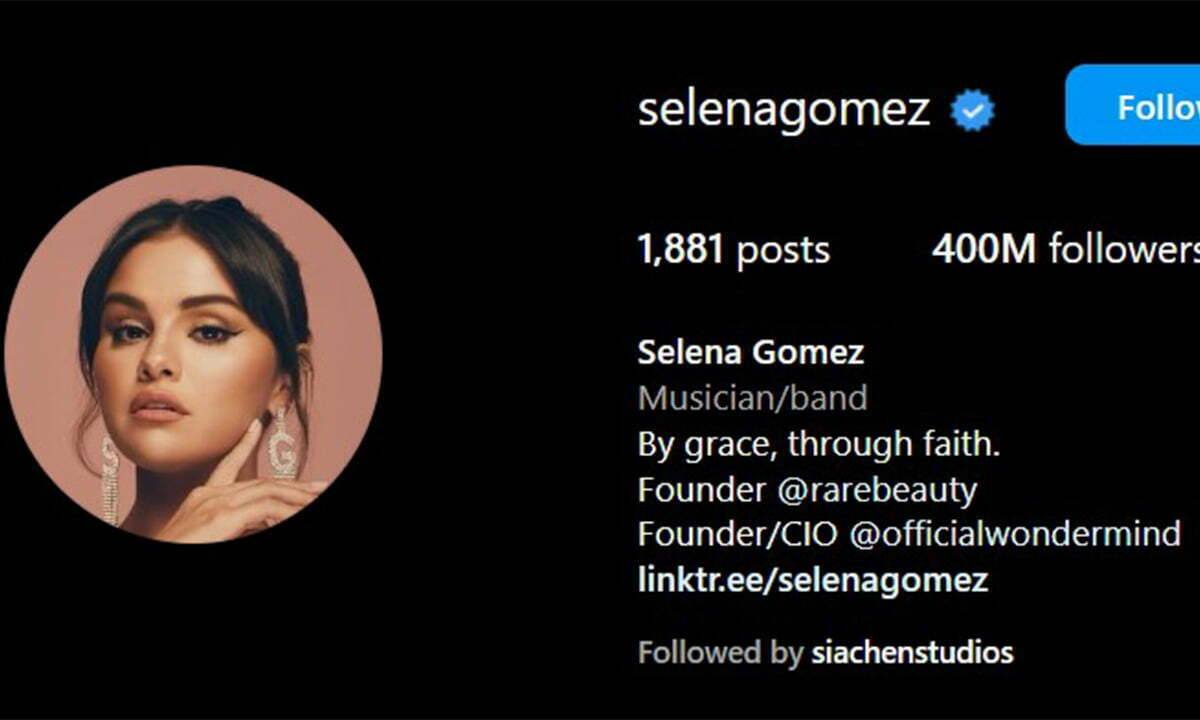 Selena Gomez Instagram Followers