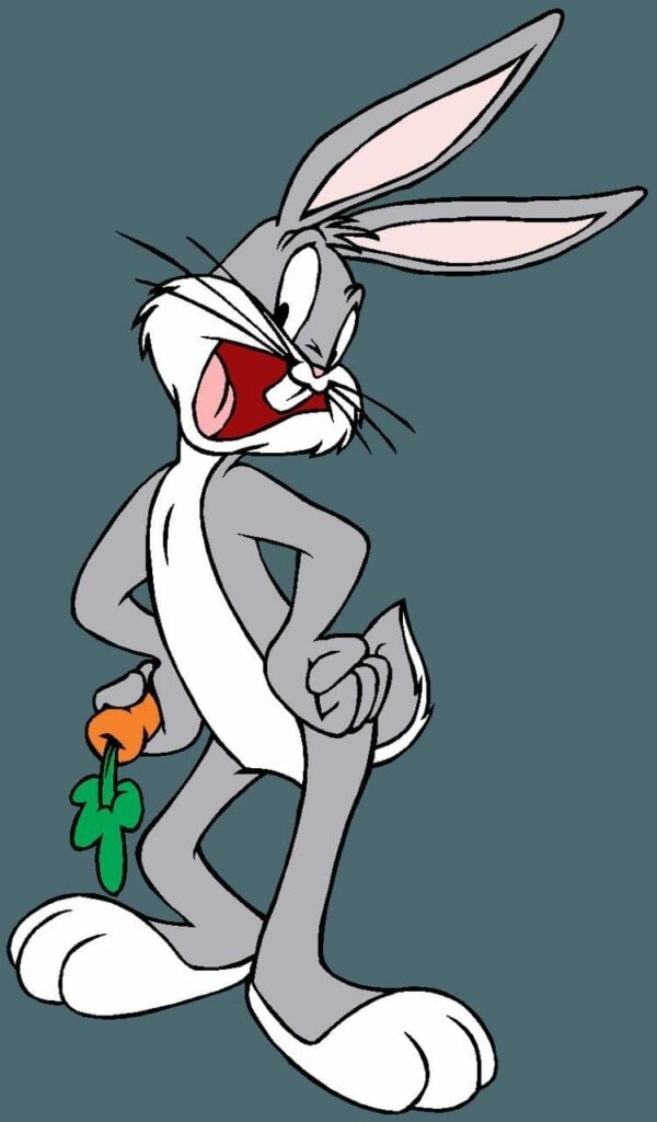 Cartoon characters: Bugs Bunny